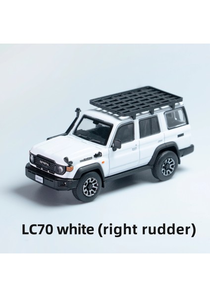 Model 1 1:64 Land Cruiser LC250 LC70 Prado Batou Off-Road Alaşım Araba Modeli Koleksiyonu Oyuncaklar Hediyeler (Yurt Dışından)