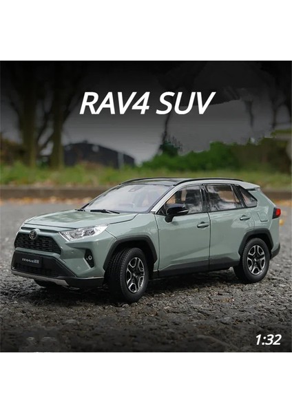 1:32 Toyota Rav4 Suv Alaşım Araba Modeli Döküm Metal Araçlar Araba Modeli Simülasyon Ses ve Işık Koleksiyonu Çocuk Oyuncak Hediye (Yurt Dışından) fiyatları