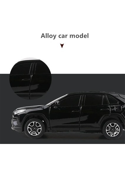 1:32 Toyota Rav4 Suv Alaşım Araba Modeli Döküm Metal Araçlar Araba Modeli Simülasyon Ses ve Işık Koleksiyonu Çocuk Oyuncak Hediye (Yurt Dışından) modelleri