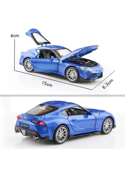 1:32 Toyota gr Supra Çocuklar Noel Hediyeleri Simülasyon Nefis Pres Döküm ve Oyuncak Araçlar Supercar Xhd Alaşım Koleksiyon Model Araba (Yurt Dışından)