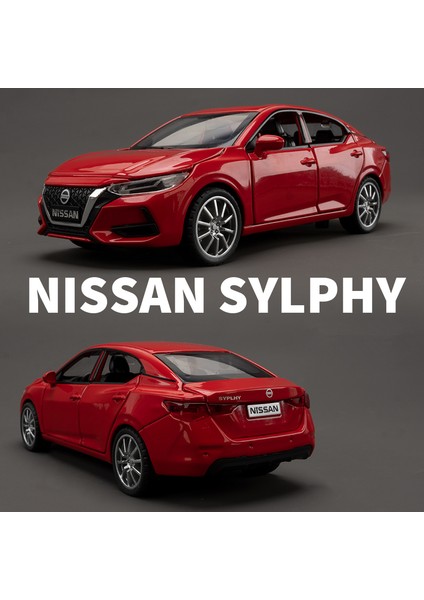 1:32 Nissan Narin Alaşım Araba Modeli Simülasyon Diecast Metal Oyuncak Araçlar Araba Modeli Ses ve Işık Koleksiyonu Çocuk Oyuncak Hediye (Yurt Dışından)