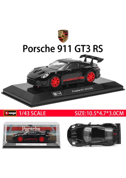 Bburago 1:43 Toyota gr Yaris Porsche Lamborghini SC63 Alaşım Lüks Araç Döküm Geri Çekin Arabalar Modeli Oyuncak Koleksiyonu Hediye (Yurt Dışından)