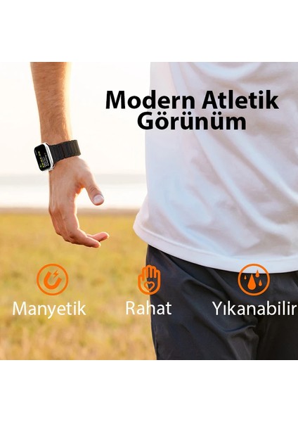 Dux Ducis Apple Watch 38/40/41MM Için Manyetik Armor Silikon Kordon KAYIŞ-(5775) - MRK9259-4896 fırsatları