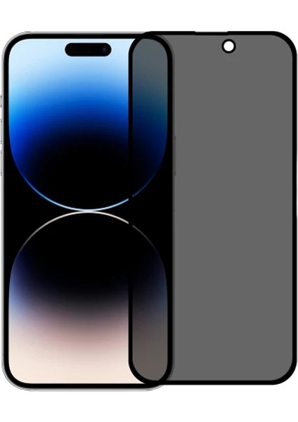 Ally Iphone 14 Pro Max 3D Full Privacy Gizlilik Cam Ekran Koruyucu ANTI-SPY-(5775) - MRK5865-4304