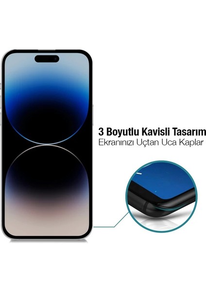 Ally Iphone 14 Pro Max 3D Full Privacy Gizlilik Cam Ekran Koruyucu ANTI-SPY-(5775) - MRK5865-4304 indirimleri