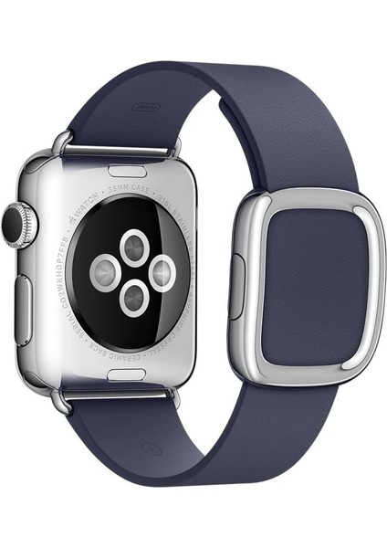 Ally Apple Watch 7-8 41MM 6-5-4 40MM Deri Kordon Kayış Modern Toka 3-2-1 38MM-(577 - MRK8905-1269 modelleri