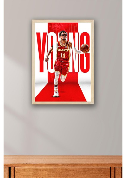 Trae Young Çerçeveli Tablo - Basketbol Nba Posteri Tablo fiyatları