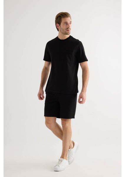 Erkek Pamuklu Pique Cepli Kısa Kol T-Shirt modelleri