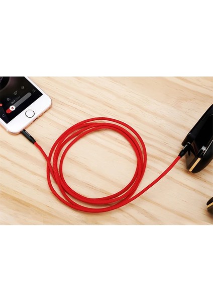 Baseus Yiven M30 3.5mm Aux Kablo 1.5 Metre Halat Aux KABLO-(5775) - MRK5779-7034 indirimleri