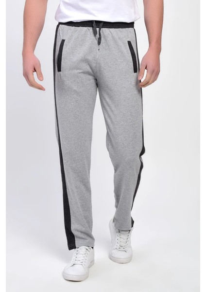 Erkek Grimelanj Eşofman Altı Beli Lastikli Yanlar Şeritli 19457 modelleri