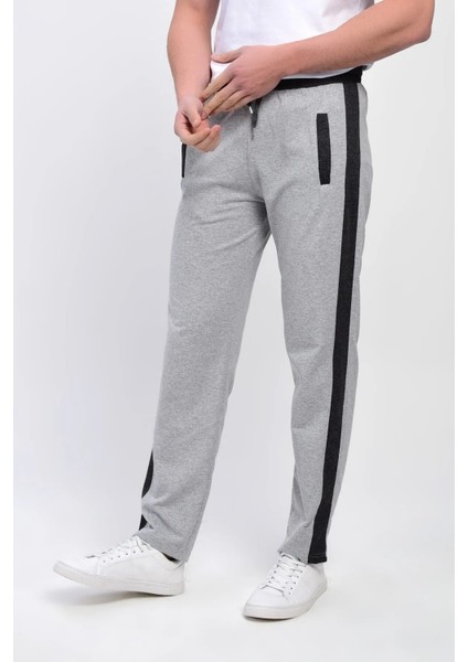 Erkek Grimelanj Eşofman Altı Beli Lastikli Yanlar Şeritli 19457 indirimleri