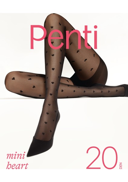 Mini Heart Siyah Külotlu Çorap fırsatları