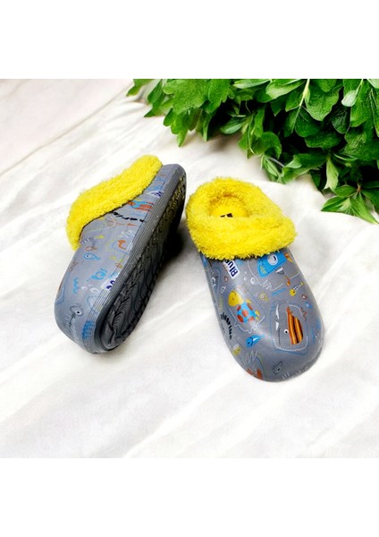 Içi Kürklü Dışı Eva Kız Çocuk Ev Okul ve Sokak Terliği Pembe fiyatları