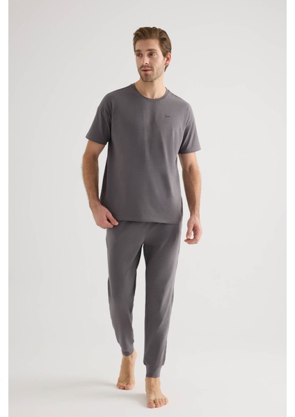 Erkek Pamuklu Kısa Kollu Pijama Üstü modelleri