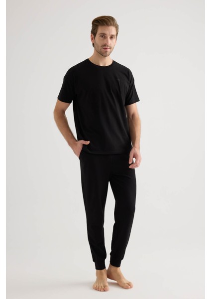 Erkek Pamuklu Kısa Kollu Pijama Üstü modelleri