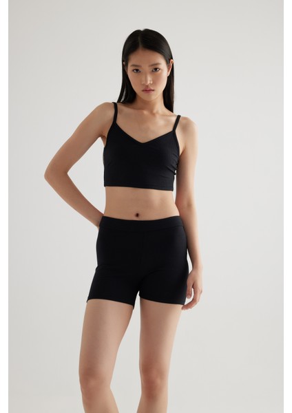 Kadın Modal Kaşkorse Ayarlanır Ip Askılı V Yaka Sporcu Atleti fiyatları