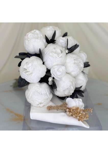 Kapalı Şakayık Gelin El Çiçeği | Gelin Buketi | Hediyeli Ürün fırsatları