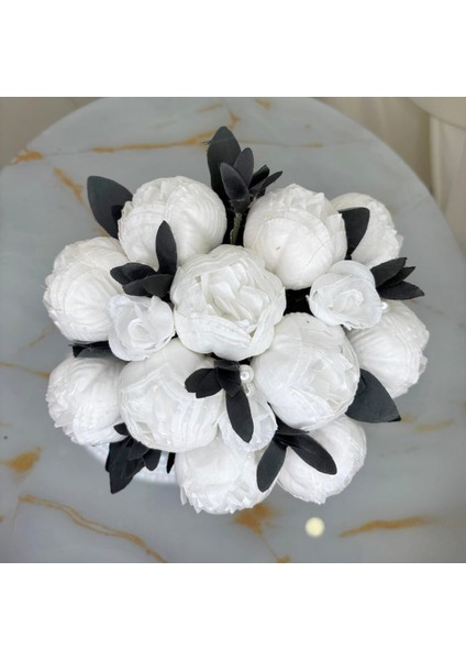 Kapalı Şakayık Gelin El Çiçeği | Gelin Buketi | Hediyeli Ürün indirimleri