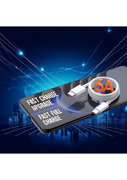 Redmi Note 11T Pro+ Için 120 Watt Type C Hızlı Şarj Aleti Yüksek Kalite 6A Kablo indirimleri
