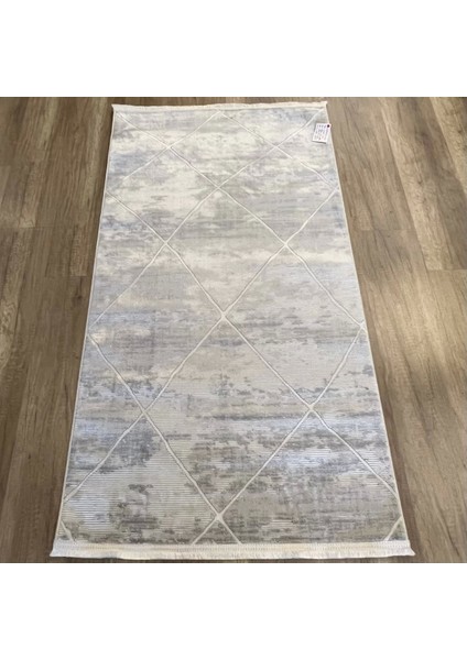 Hoom Rugs Zenith 1060 MIKROFIBER Kaymaz Taban Yıkanabilir Antibakteriyel Modern Halı Krem Halı