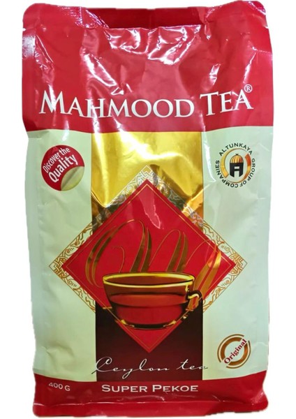 Mahmood Çay 6 Paket 400GR'LIK Ithal Çay(% 100 Seylan Süper Pekoe)