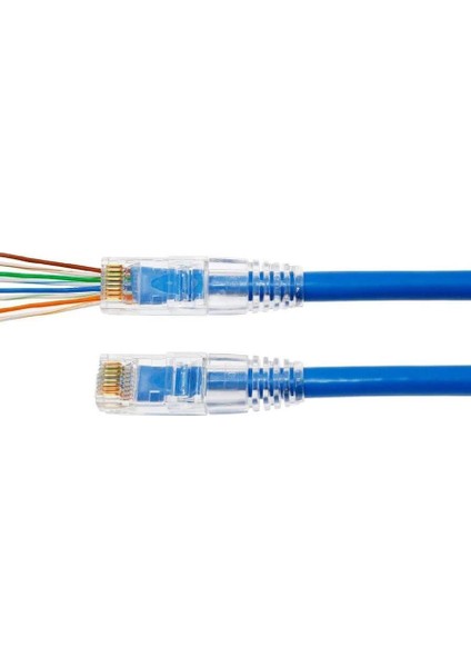 Ez RJ45 Cat5/cat6 Yeni Nesil Delikli Konnektör 100 Adet fiyatları