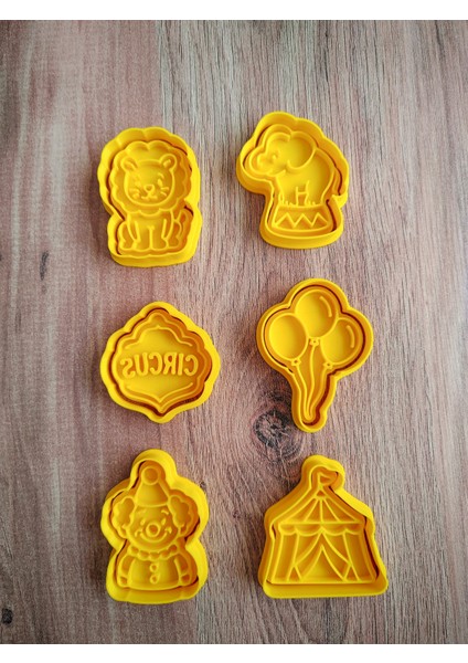 Sirk Temalı Kurabiye Kalıbı Seti