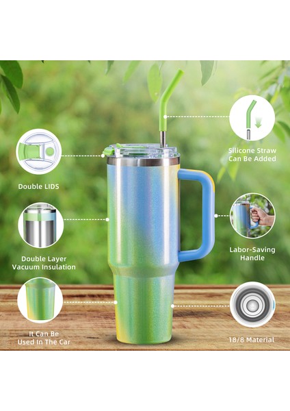 Paslanmaz Çelik Araba Kupa Çift Katmanlı Vakum Saplı Yalıtımlı Kupa (Yurt Dışından)