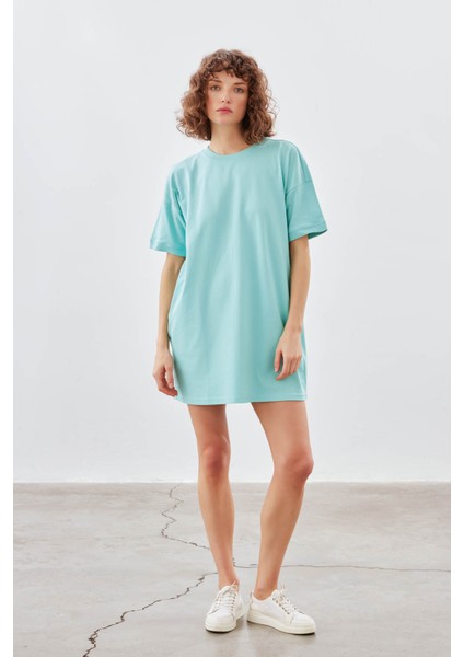 Kadın Pamuklu Pique Cepli Kısa Kollu Elbise fiyatları