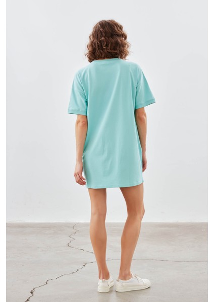 Kadın Pamuklu Pique Cepli Kısa Kollu Elbise fırsatları