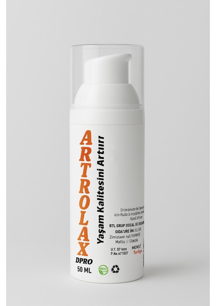 Dpro 50 ML Krem Hızlı Etkili Bel Diz Sırt Bacak Eklemleri Karın Kalça Boyun Tüm Kas ve Için Krem