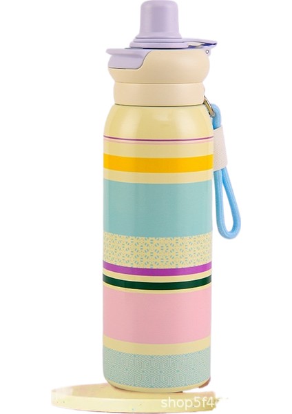 Yüksek Değerli Paslanmaz Çelik Çift Içimli Yalıtımlı Dak, Taşıma Ipi Pipetli Taşınabilir Su Dakları (Yurt Dışından)