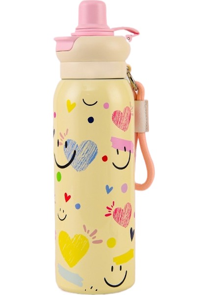 Yüksek Değerli Paslanmaz Çelik Çift Içimli Yalıtımlı Dak, Taşıma Ipi Pipetli Taşınabilir Su Dakları (Yurt Dışından)