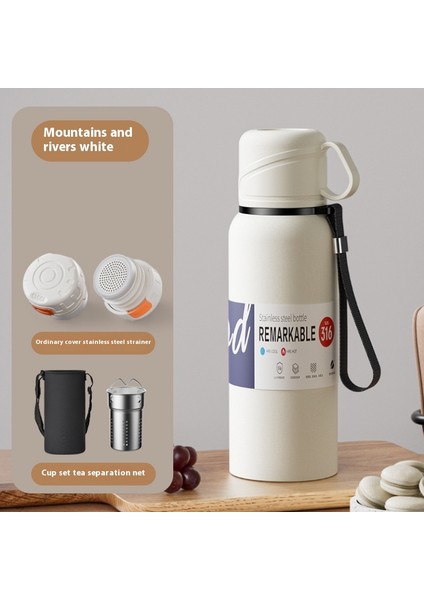 Büyük Kapasiteli Çift Kapaklı Yalıtımlı Dak 316 Paslanmaz Çelik Çay Suyu Ayırma Taşınabilir Araba Açık Çay Dakları (Yurt Dışından)