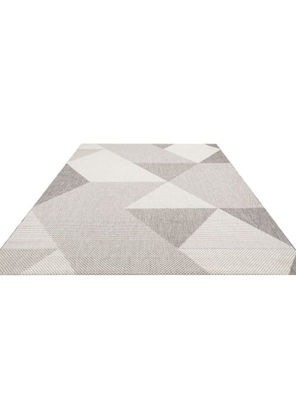 Mono Mno 03 Grey Gri Kaymaz Tabanlı Kilim