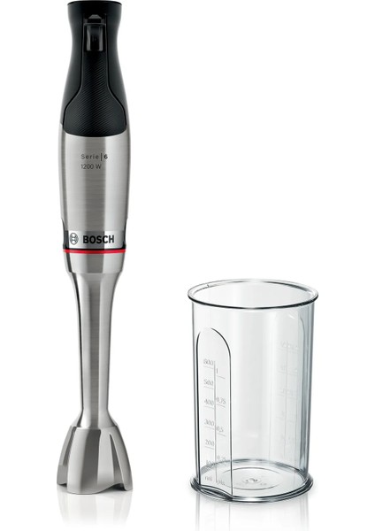 MSM6M810 El Blenderı Ergomaster 1200 W Paslanmaz Çelik