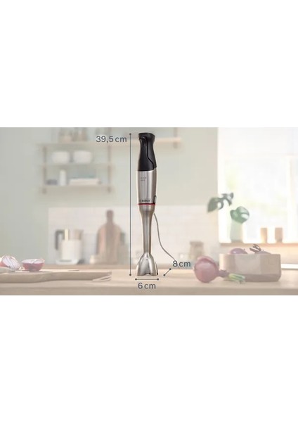 MSM6M810 El Blenderı Ergomaster 1200 W Paslanmaz Çelik fırsatları