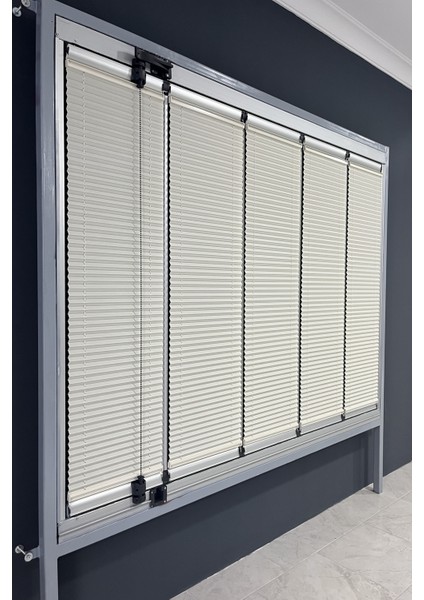 Katlanabilir Cam Balkon Plise Perde Krem (Kancalı Veya Vidalı Sistem) fiyatları