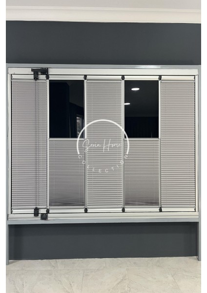 Katlanabilir Cam Balkon Plise Perde Koyu Gri (Kancalı Veya Vidalı Sistem) indirimleri