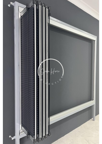 Katlanabilir Cam Balkon Plise Perde Antrasit (Kancalı Veya Vidalı Sistem) fırsatları