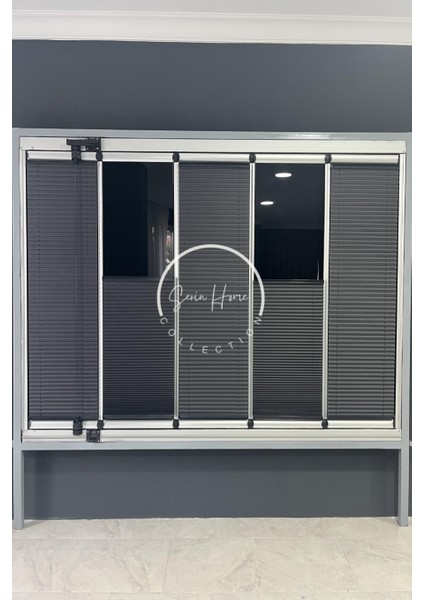 Katlanabilir Cam Balkon Plise Perde Antrasit (Kancalı Veya Vidalı Sistem) indirimleri