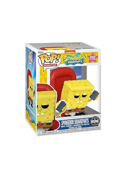 Funko Pop Premium: Spongebob Squarepants (Ight Imma Head Out Meme) Figür