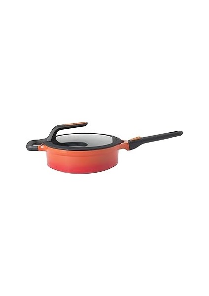 Gem Stay Cool Kulplu Pilav Tenceresi Turuncu 24 cm