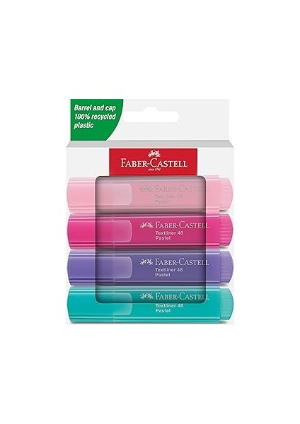 Fosforlu Kalem Tl 46 Pastel 4'lü Karton Kutu