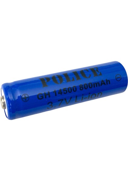 14500 3.7 V 800 Mah Şarjlı Li-Ion Pil Başlı