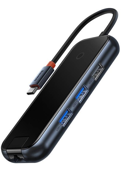 Yesnıce 5 Portlu Type-C Hub/type-C To Usb3.0*2+Usb2.0*1+Type-C Pd&data * 1+RJ45*1 Laptop Macbook Uyumlu M1/m2/m3/m4 Pro Tam Uyumlu fiyatları