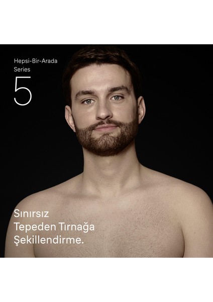 Hepsi Bir Arada Series 5, 9’u 1 Arada Tıraş Kiti, Keskin Bıçak, Vücut Tıraşı AIO5540