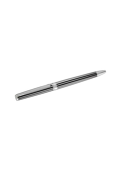 Steelpen Slim Serisi 8134 Siyah Çizgili Tükenmez Kalem