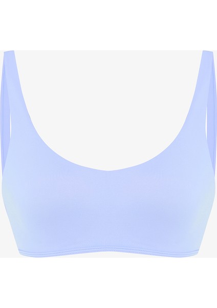 Açık Mavi Bikini Üstü