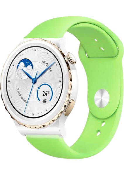 Huawei Watch Gt3 Pro 43MM ile Uyumlu Kordon Yumuşak Dokulu Esnek Jel Silikon Kayış